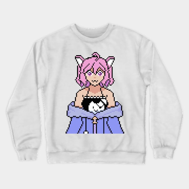 Pixel Nyanners Crewneck Sweatshirt by rafagars